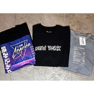 ASOS Keith Haring Collusion Short Sleeve Graphic Shirts Bundle Size‎ XS (3) 0001